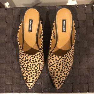 Nine West Calf Hair Mules